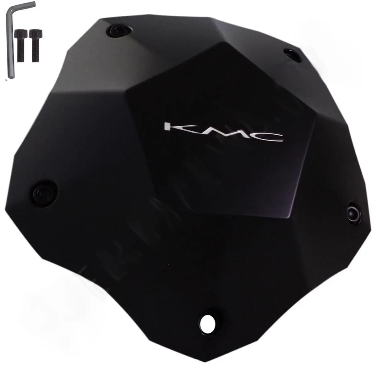 Kmc Wheels Flat Black Custom Wheel Center Cap # 398L212yb003 (1 Cap) New 1