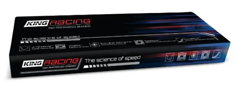 King Engine Bearings Ford Prod. V8 4.6L/5.4L (Size 0.25) Performance Main Bearing Set 1