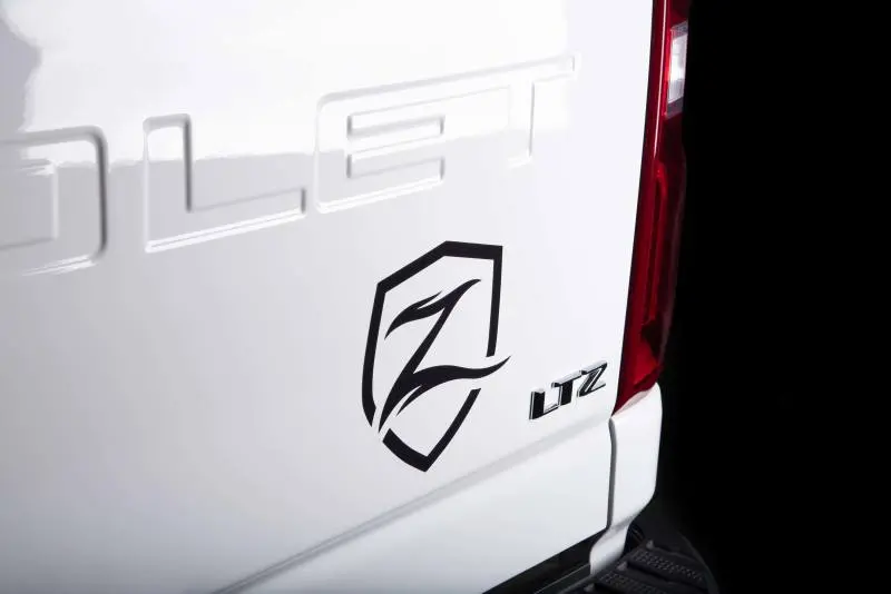 Zone Offroad Shield Decal - 7In Black 1
