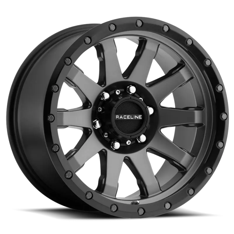 Raceline 934G Clutch 20X10in / 5X127 Bp / -19Mm Offset / 78.1Mm Bore - Gunmetal Wheel 1