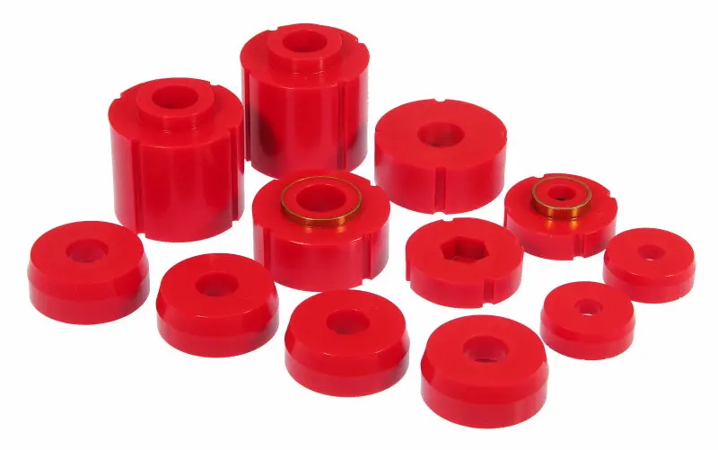 Prothane 84-88 Ford Bronco Ii Body Mount Kit - Red 1
