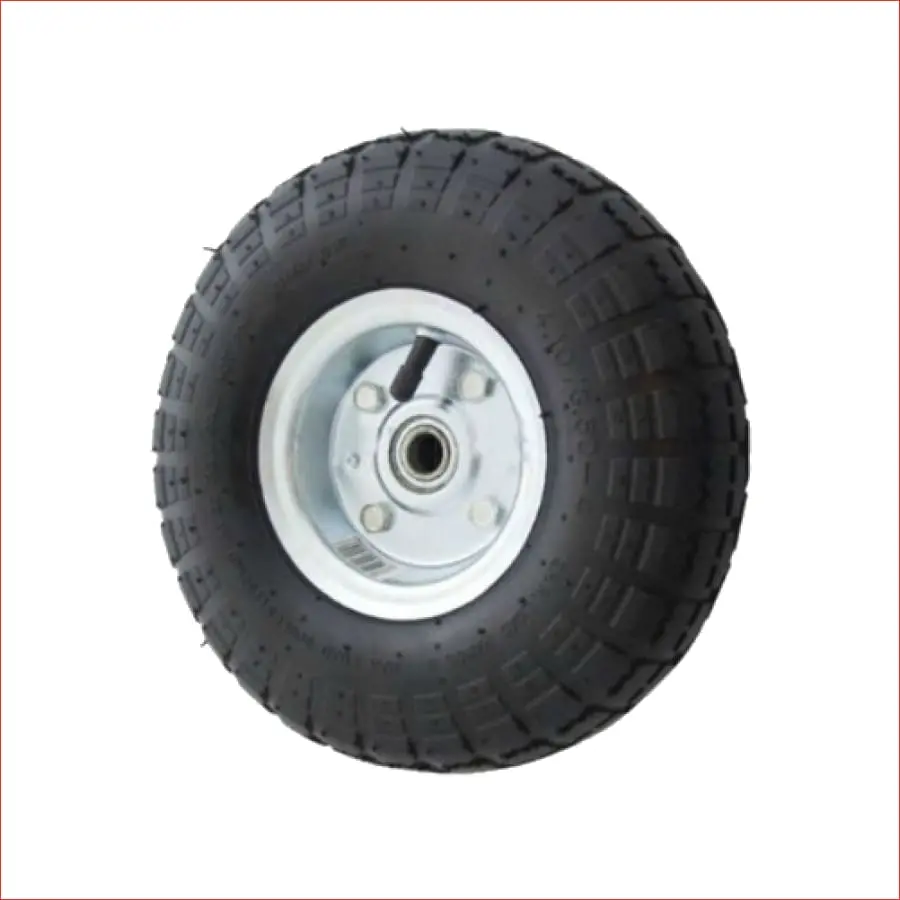 4.10/3.50-4" Pneumatic Wheel (Rim And Tyre) Pair (X2) 1