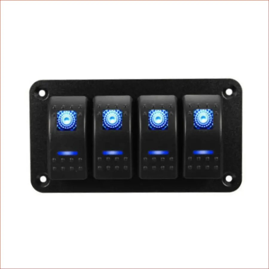 4 Gang Rocker Switch Panel 1