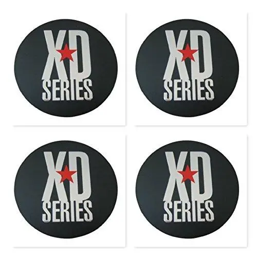 4 Pack Kmc Xd Monster 778 Black Cap Replacement Sticker 1
