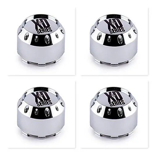 4 Pack Kmc Xd Series 464K106 Chrome Wheel Center Cap 6 Lug 1