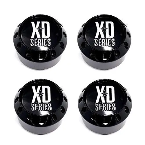4 Pack Kmc Xd Series 464K98gb Lg1405-22 Gloss Black Center Cap 1