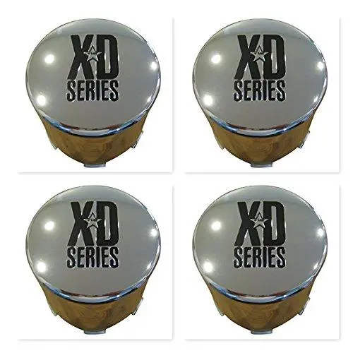 4 Pack Kmc Xd Series 766 Chrome Wheel Rim Push Thru Center Cap 1001357 F108-23 1