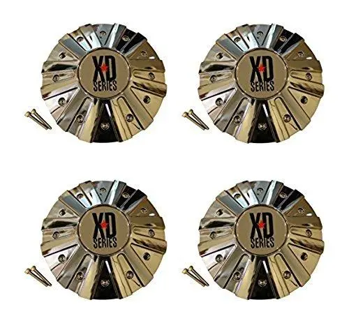 4 X Kmc Xd Series 778 Monster Chrome Wheel Rim Center Cap 846L215 1
