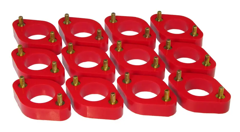 Prothane 07+ Jeep Wrangler Jk Body Spacer Kit - 1In Lift - Red 1