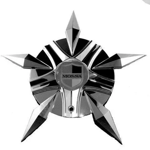 Mossa Wheels Custom Center Cap Chrome (Set Of 4) # Ms-Cap-L221 Turin-Fwd C-730 71222-4 1