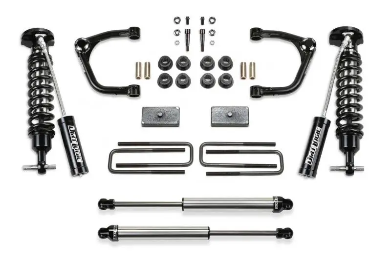 Fabtech 19-21 Gm C/K1500 P/U Diesel 3In Uniball Uca Sys W/Dl 2.5 Resi & 2.25 1