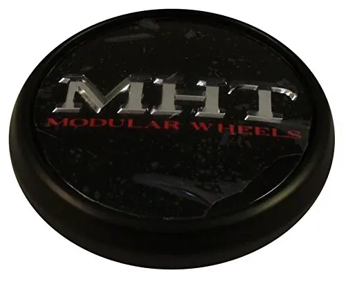 Mht Wheels 1001-85 Custom Center Cap Flat Black (Set Of 2) 1