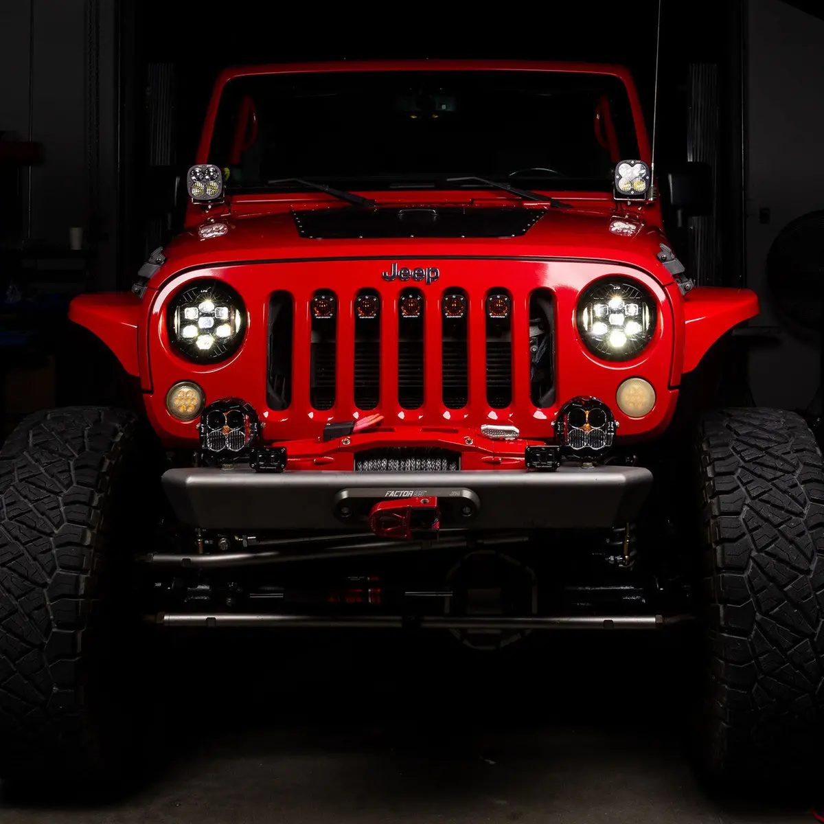 Baja Designs Lp6 Led Headlight Kit For 2007-2018 Jeep Jk 1