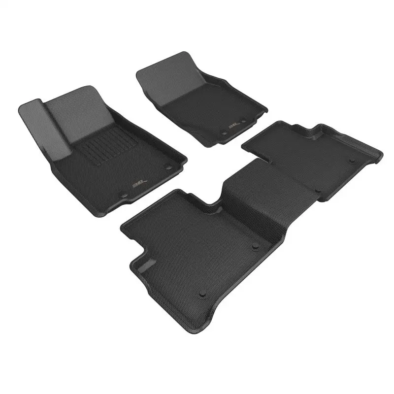 3D Maxpider 22-23 Jeep Grand Cherokee Kagu Floor Mat- Black R1 R2 R3 1