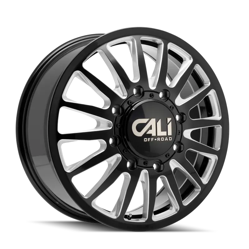 Cali Off-Road 9110D Summit Dually 20X8.25 / 8X200 Bp / -232Mm Offset / 142Mm Hub Gls Blk Mill Wheel 1