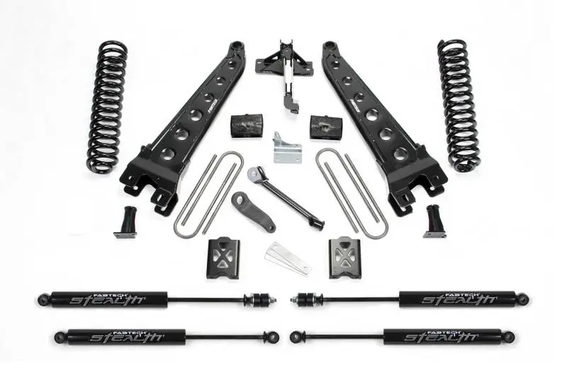 Fabtech 05-07 Ford F250 4Wd W/Factory Overload 6In Rad Arm Sys W/Coils & Stealth 1