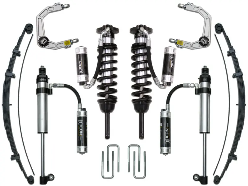 Icon 05-15 Toyota Tacoma 0-3.5In/16-17 Toyota Tacoma 0-2.75In Stage 9 Suspension System W/Billet Uca 1