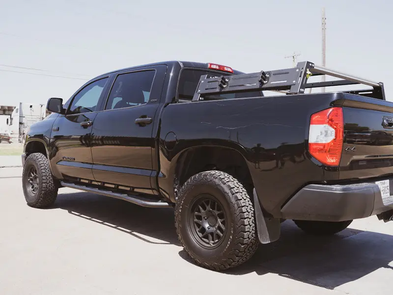 Cali Raised 14-24 Toyota Tundra Overland Bed Rack - Long Bed Low Profile Rack 1