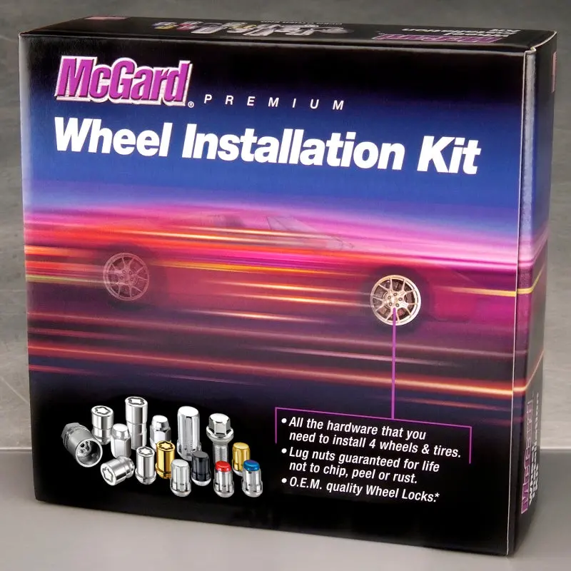 Mcgard Splinedrive Tuner Jeep 23Pc. Kit (Cone) 1/2-20 / 13/16 Hex (18 Lug Nuts / 5 Locks) - Chrome 1