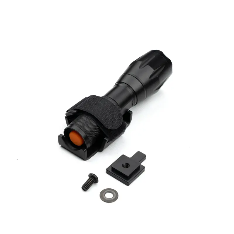 Cali Raised Molle Flashlight Holder - Holder W/ Zoomable Led Flash Light 1