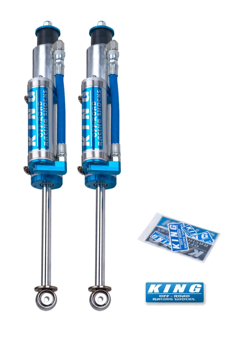 King Shocks 97-06 Jeep Wrangler Tj Front 2.5 Dia Piggy Hose Reservoir Shock 3-5In Lift (Pair) 1
