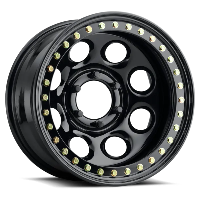 Raceline Rt81 Rock 8 15X10in / N/Amm Offset / 4.25Mm Bore - Gloss Black 1