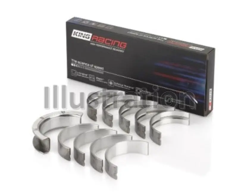 King Engine Bearings Performance Ford 302 (0.001 In. Undersize) Main Race Bearing Set 1