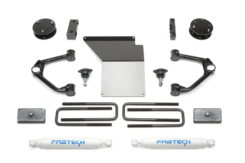 Fabtech 4In Budget Uca Lift System For 2014-2018 Gmc Sierra1 1500 / Chevy Silverado 1500 1