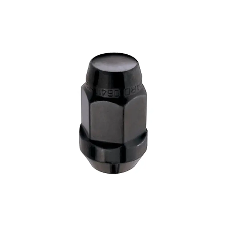 Mcgard Hex Lug Nut (Cone Seat Bulge Style) 1/2-20 / 3/4 Hex / 1.45In. Length (Box Of 144) - Black 1