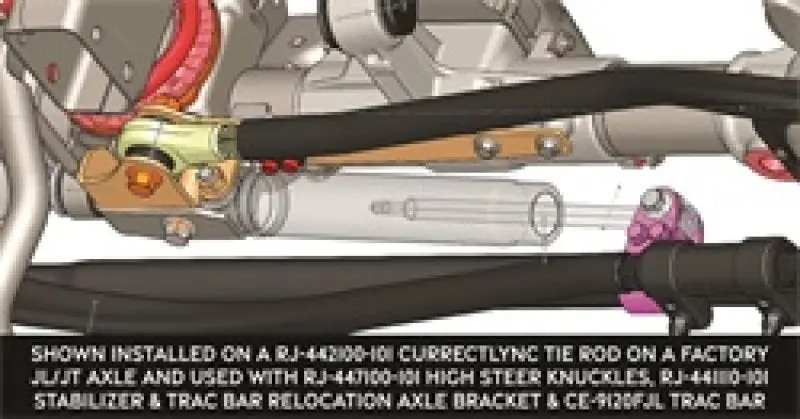 Rockjock Jl/Jt Currectlync High Steer Tie Rod Clamp Bracket 2