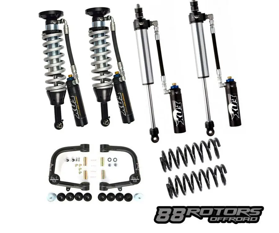 10-23 Lexus Gx460 Fox 2.5 Factory Race Series Coilovers Dsc, Shocks, Camburg Tubular X-Joint Uca, Ome Springs 1
