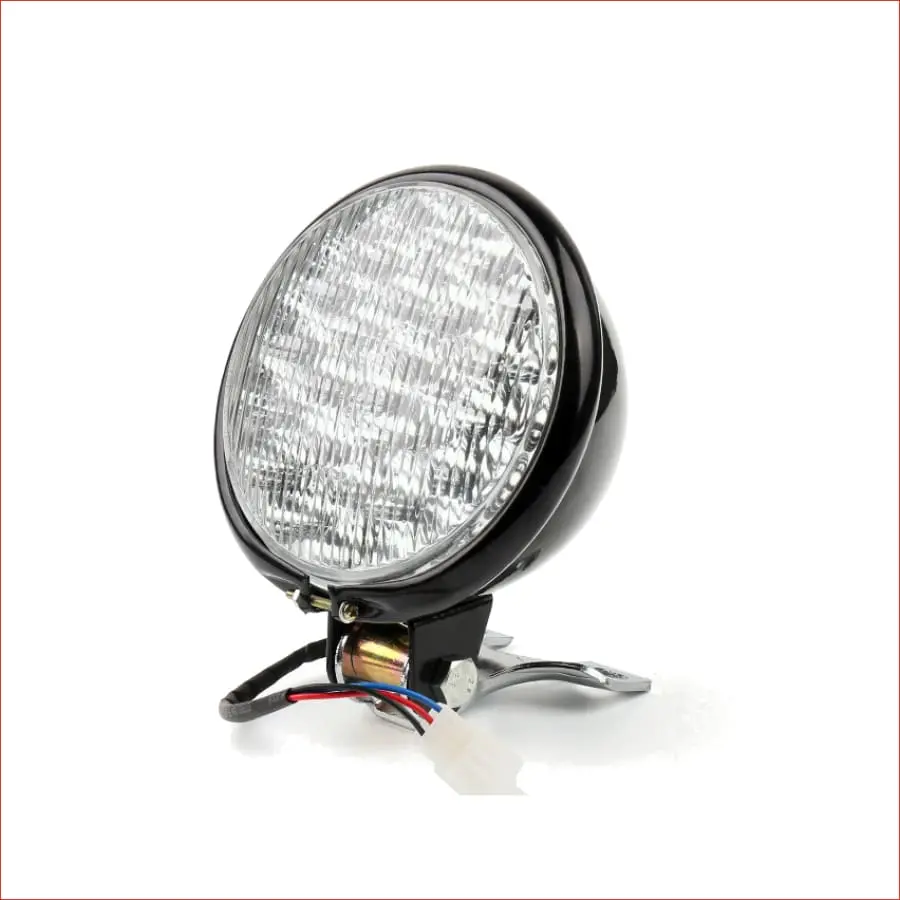 5" Led Gloss Black Head Lamp Light - 3/5 Watts 1