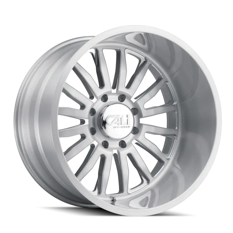 Cali Off-Road 9110 Summit 20X12 / 8X165.1 Bp / -51Mm Offset / 125.2Mm Hub Brushed Milled Wheel 1