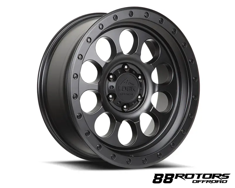 Lock Offroad Wheels | 50 Cal Matte Black 1