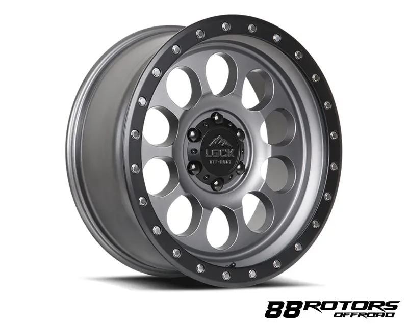 Lock Offroad Wheels | 50 Cal Matte Gunmetal 1