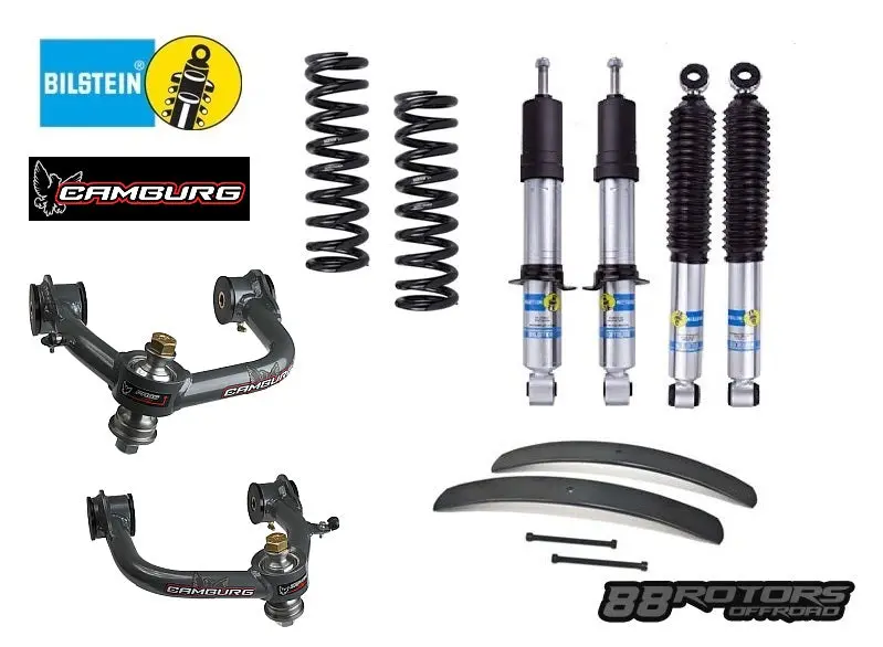 00-06 Toyota Tundra Bilstein 5100 Shocks, Ome Springs, Camburg Uca, Add-A-Leaf 1