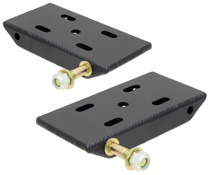 Rockjock Jeep Cj Front Hd Leaf Spring Plates W/ Shock Mounts For 2In Springs 1