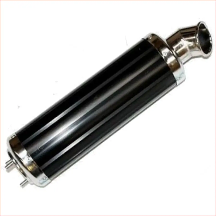 52Mm / 450Mm Black Alloy Exhaust Muffler 1