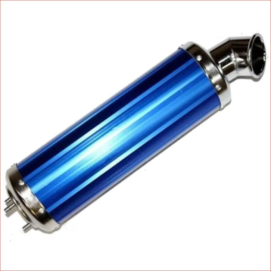 52Mm / 450Mm Blue Alloy Exhaust Muffler 1
