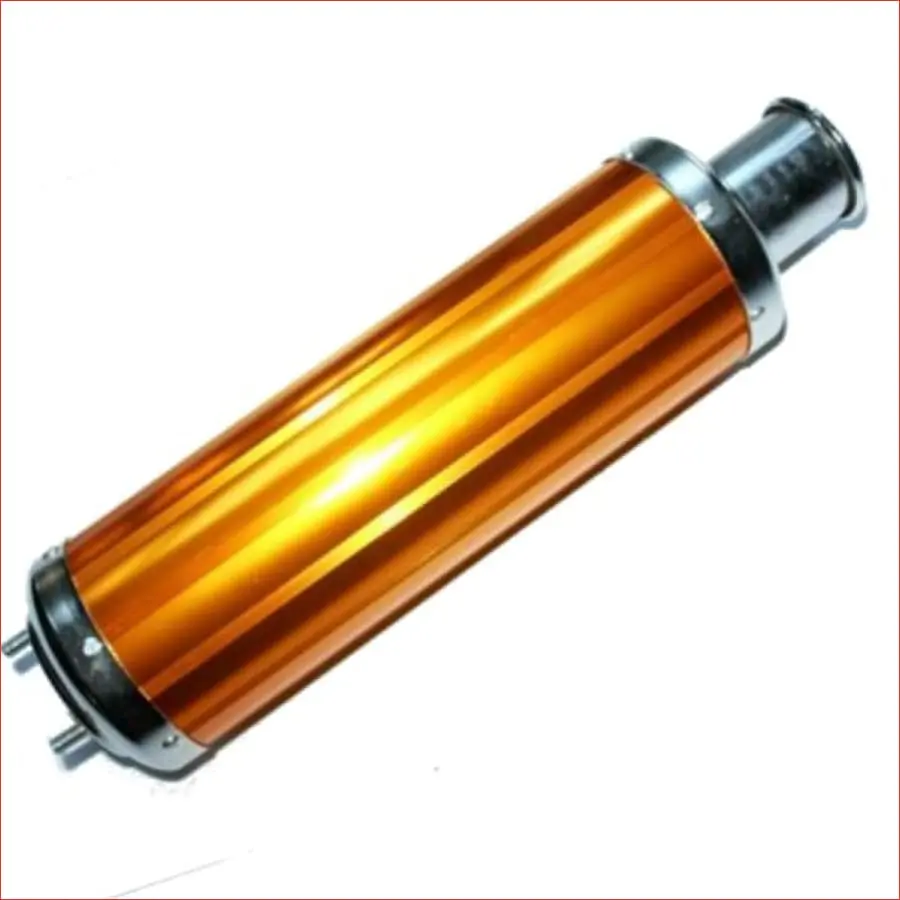 52Mm / 450Mm Gold Alloy Exhaust Muffler 1