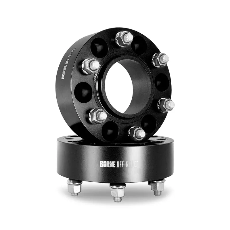 Borne Off-Road Wheel Spacers - 6X135 - 87.1 - 38 - M14 - Black 1