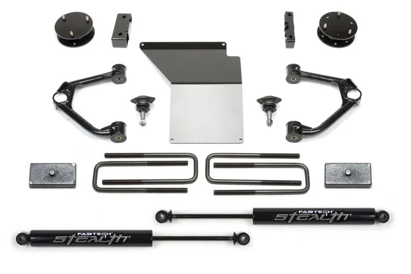 Fabtech 14-18 Gm K1500 W/Oe Alum. Uca 4In Budget Uca System W/Rear Stealth Shocks 1