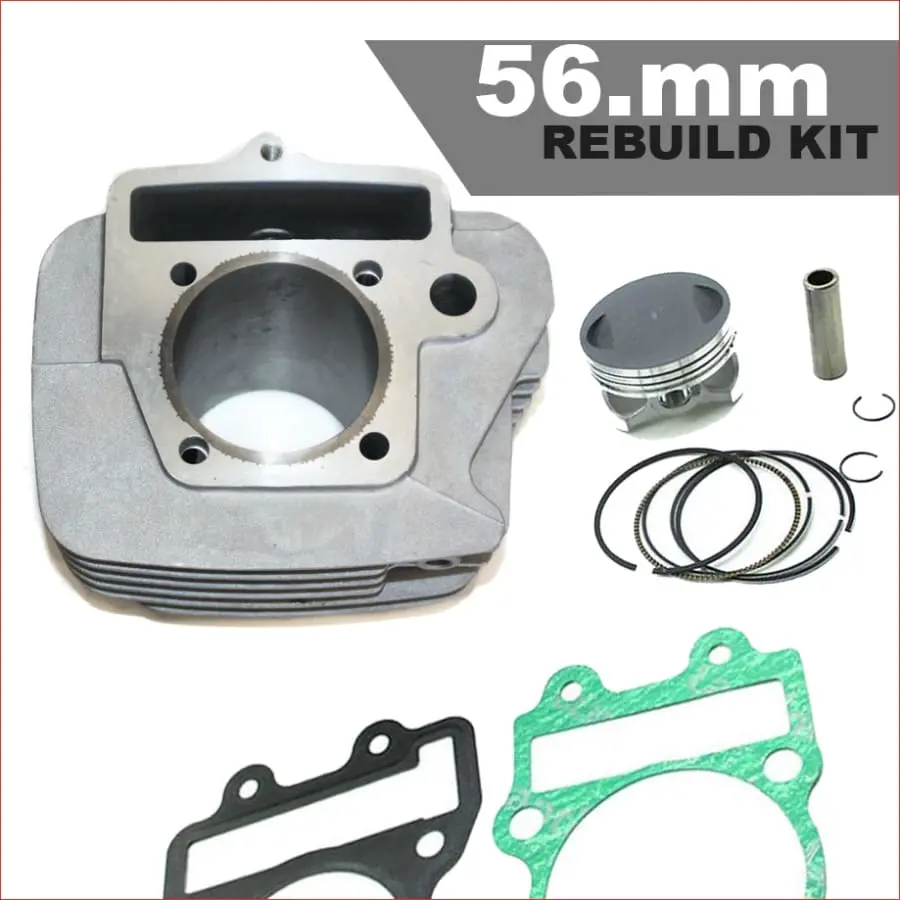 56Mm Cylinder Piston Rebuild Kit - 140Cc 1
