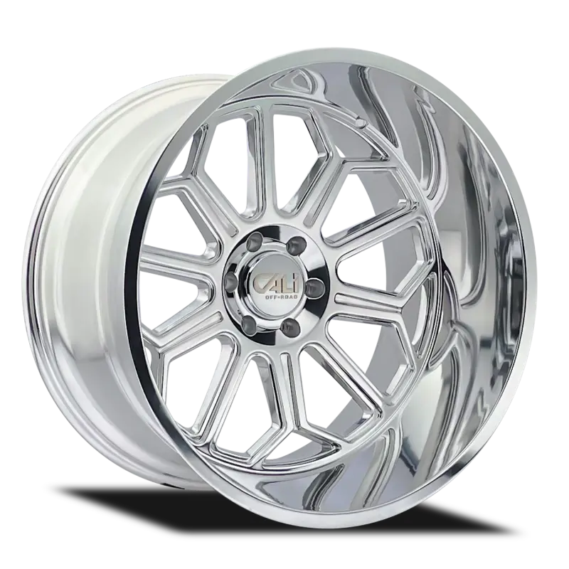 Cali Off-Road 9117 Auburn 20X10 / 6X139.7 Bp / -25Mm Offset / 106Mm Hub Polished Wheel 1