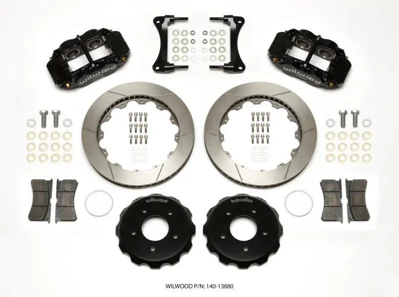 Wilwood Narrow Superlite 4R Front Hat Kit 12.88In 2007-Up Jeep Wrangler 1
