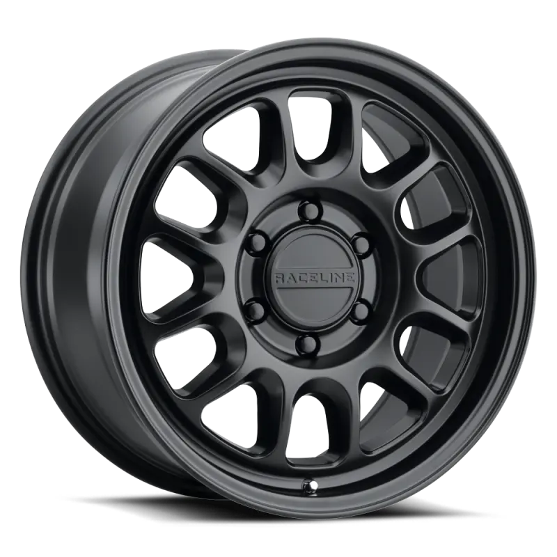 Raceline 958B Rogue 16X8in / 6X139.7 Bp / 0Mm Offset / 106.1Mm Bore - Satin Black Wheel 1