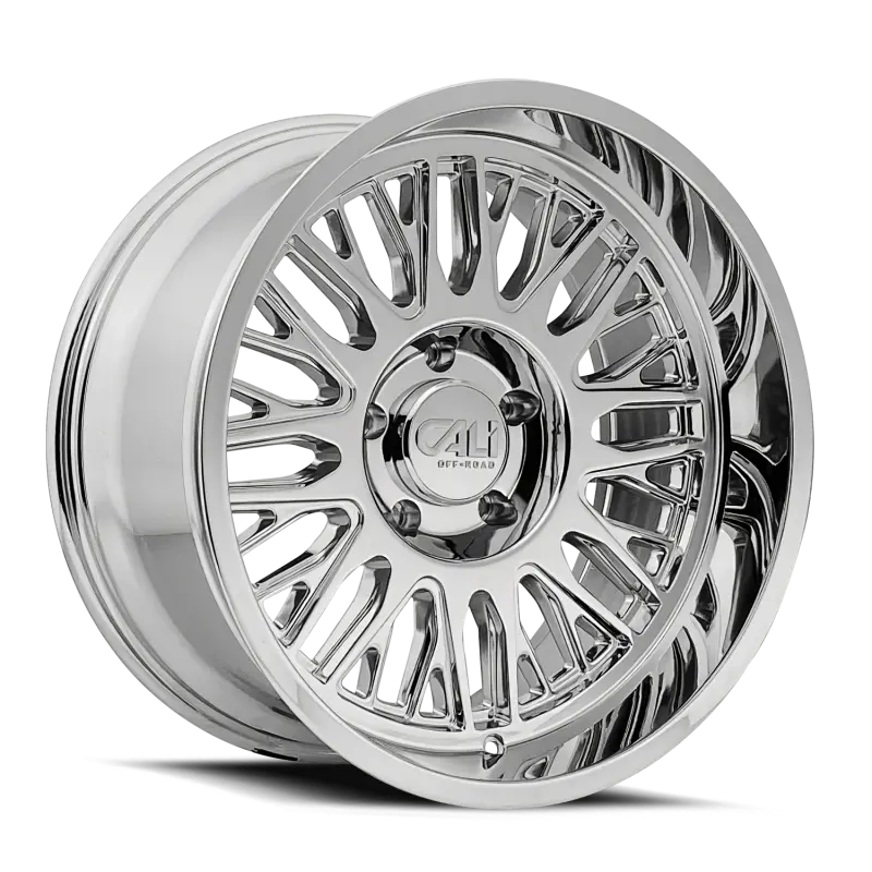 Cali Off-Road 9116 Vertex 24X14 / 8X170 Bp / -76Mm Offset / 125.2Mm Hub Chrome Wheel 1
