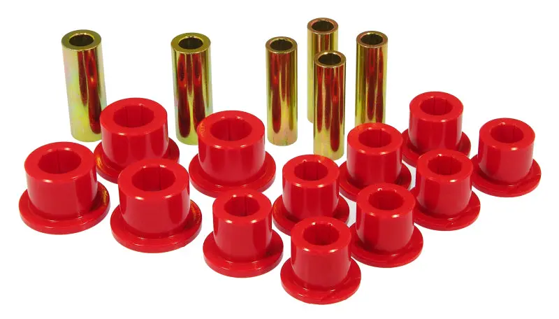 Prothane 99-04 Ford F250 Sd 4Wd Rear Leaf Spring Bushings - Red 1