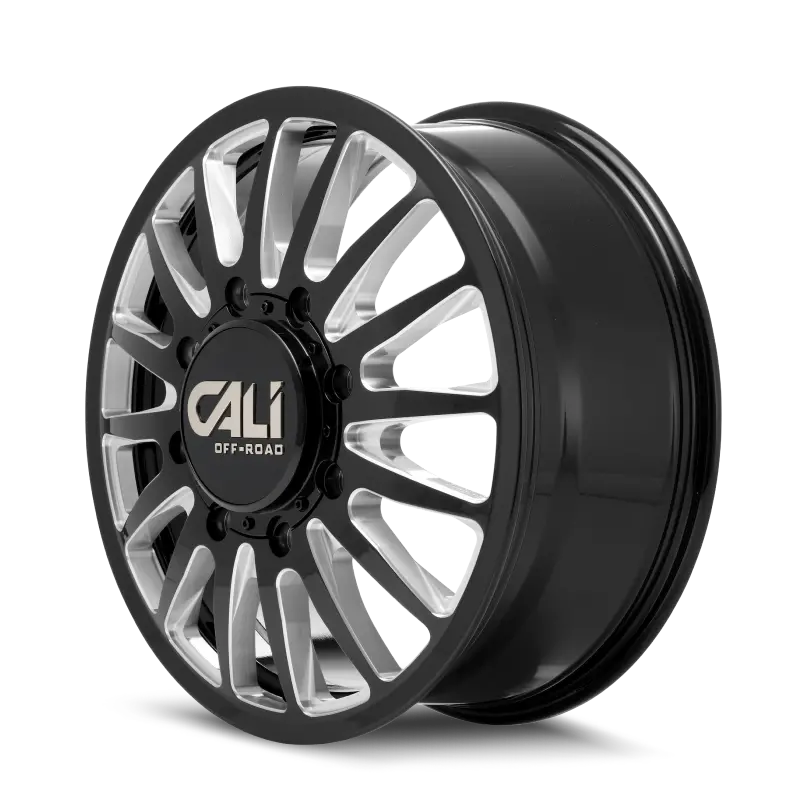 Cali Off-Road 9110D Summit Dually 20X8.25 / 8X200 Bp / 115Mm Offset / 142Mm Hub Gls Blk Mill Wheel 2
