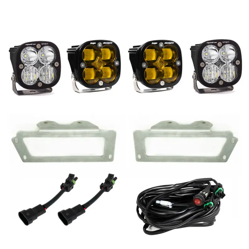 Baja Designs 09-12 Ram 2500/3500 Fog Pocket Kit - Amber 1